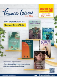 Prospectus France loisirs Saint-Malo : Septembre - Octobre 2025