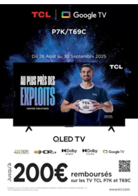 Prospectus BeDigital Vitre : TCL OLED TV