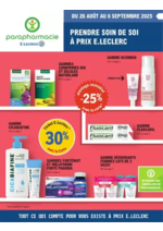 Prospectus Parapharmacie E.Leclerc : Prospectus Rentrée