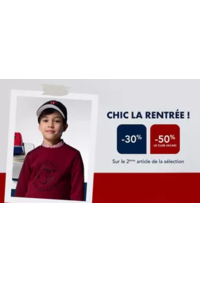 Prospectus Jacadi  VALENCIENNES : Chic la rentrée