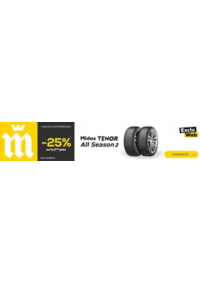 Prospectus Midas Oullins : OFFRE -25% SUR LE 2ème PNEU