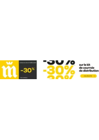 Prospectus Midas Vannes : -30% sur le kot de courroie de distribution