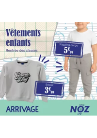 Prospectus NOZ Tergnier : Vêtements enfants