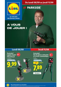 Prospectus Lidl BAPAUME : Préparez vos travaux et équipez-vous avec Parkside et Crivit, disponibles chez Lidl