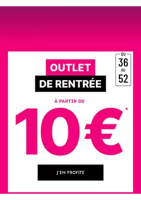 Prospectus Christine Laure LONS LE SAUNIER : OUTLET de rentrée à partir de 10€