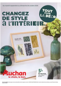 Prospectus Auchan DARDILLY : Tout pour la déco : changez de style à l'intérieur