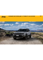 Prospectus Jeep : AVENGER 4XE OVERLAND 1.2 TURBO T3 145 CH BVR6