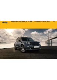 Prospectus Jeep Castres : RENEGADE E-HYBRID ALTITUDE 1.5 TURBO T4 130 CH BVR7