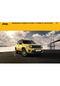 Prospectus Jeep La Ravoire : RENEGADE E-HYBRID ALTITUDE 1.5 TURBO T4 130 CH BVR7