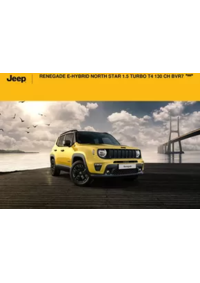 Prospectus Jeep Laxou : RENEGADE E-HYBRID NORTH STAR 1.5 TURBO T4 130 CH BVR7