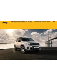 Prospectus Jeep Boulogne Billancourt : RENEGADE E-HYBRID ALTITUDE 1.5 TURBO T4 130 CH BVR7