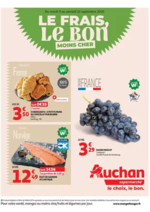 Prospectus Auchan Supermarché : Le frais, le bon moins cher