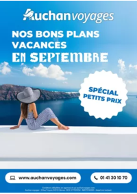 Prospectus Auchan MONTAUBAN : Auchan voyages : bons plans vacances !