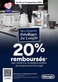 Prospectus Boulanger Angers-Beaucouzé : Mes Instants Privilèges De’Longhi : 20€ remboursés