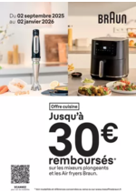 Offre BRAUN: jusqu'à 30€ remboursés! Prospectus Boulanger : Offre BRAUN: jusqu'à 30€ remboursés!