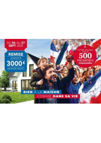 Prospectus Fenêtres LORENOVE PARIS : Bénéficiez jusqu’à 3 000 € TTC de remise sur votre projet… Offre réservée aux 500 premières commande