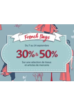 Promos et remises  : French days