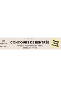 Prospectus Jacqueline Riu ALBI : Tentez votre chance !