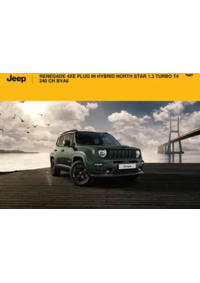 Prospectus Jeep Franois : RENEGADE 4XE PLUG IN HYBRID NORTH STAR 1.3 TURBO T4 240 CH BVA6