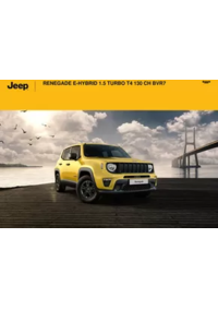 Prospectus Jeep Castres : RENEGADE E-HYBRID 1.5 TURBO T4 130 CH BVR7