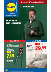 Prospectus Lidl PARIS 247 rue de Crimée : Profitez de la déco tendance et des outils Parkside pour tous vos projets, à prix Lidl !