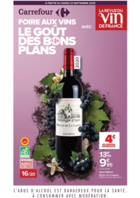 Prospectus Carrefour city PARIS 42 avenue de la Motte Picquet : FOIRE AUX VINS D'AUTOMNE