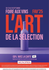 Prospectus Monoprix Annemasse Chablais : GUIDE FOIRE AUX VINS