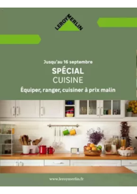 Prospectus Leroy Merlin St Priest en Jarez : SPÉCIAL CUISINE