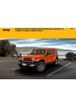 Prospectus Jeep : WRANGLER 4XE HYBRIDE RECHARGEABLE SAHARA 2.0 TURBO T4 280KW (380CH) BVA8