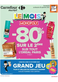 Prospectus Carrefour Drive ANGERS : LE MOIS MONOPOLY 80% SUR LE 2ÈME