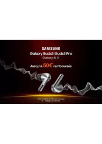 Prospectus Boutique Orange VARENNES SUR SEINE : Galaxy Buds3 | Buds3 Pro Jusqu'à 50€ remboursés