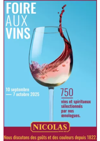 Prospectus NICOLAS ANTONY : Foire aux vins