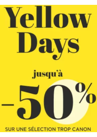Prospectus Jennyfer MONT SAINT MARTIN : Yellow days -50%