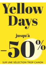 Prospectus Jennyfer : Yellow days -50%