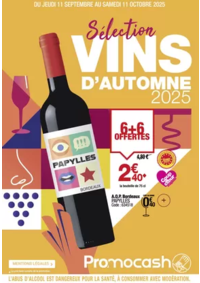 Prospectus Promocash Charleville Mézières : Sélection Vins d'automne 2025