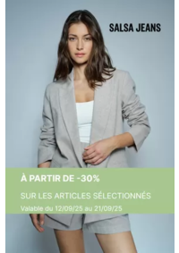 Prospectus Salsa VILLENEUVE LA GARENNE- CC Qwartz : À PARTIR DE -30%