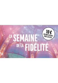 Prospectus Galeries Lafayette Paris Haussmann : 10€ tous les 85€ d'achat !