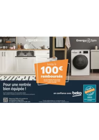 Prospectus Copra PREUILLY SUR CLAISE : Beko vous rembourse jusqu'à 100€