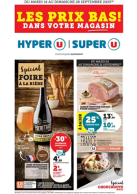 Prospectus Super U SENNECEY LES DIJON : Choucroute / foire à la bière
