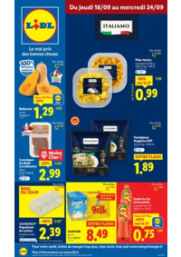 Prospectus Lidl ST ANDRE LES VERGERS : Chez Lidl, découvrez une sélection de produits qui vous transporte au cœur de l'Italie !
