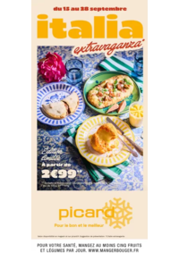 Prospectus Picard SAINT AMAND LES EAUX : Italia Extravanganza