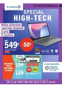 Prospectus Espace culturel E.Leclerc BOURG LES VALENCE : SPECIAL HIGH-TECH