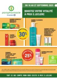 Prospectus Parapharmacie E.Leclerc ALLONNES : Prospectus Septembre