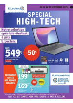 Prospectus E.Leclerc : HIGH-TECH RENTREE DES ETUDIANTS