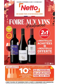 Prospectus Netto Bédarieux : FOIRE AUX VINS