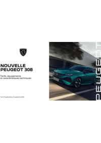 Prospectus Peugeot Consession Sarl Presburgo : Peugeot NOUVELLE 308