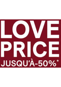 Prospectus Etam Lingerie BOULOGNE-BILLANCOURT : LOVE PRICE Jusqu'à -50%