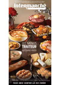 Prospectus Intermarché Super Roissy en Brie : CATALOGUE TRAITEUR AUTOMNE HIVER