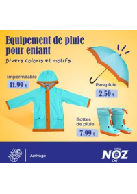 Prospectus Noz Chantepie : Parapluie 2.50€, Bottes 7.99€