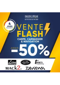 Prospectus Pacific Pêche LYON - VAULX EN VELIN : CARPE, CARNASSIER & NAVIGATION